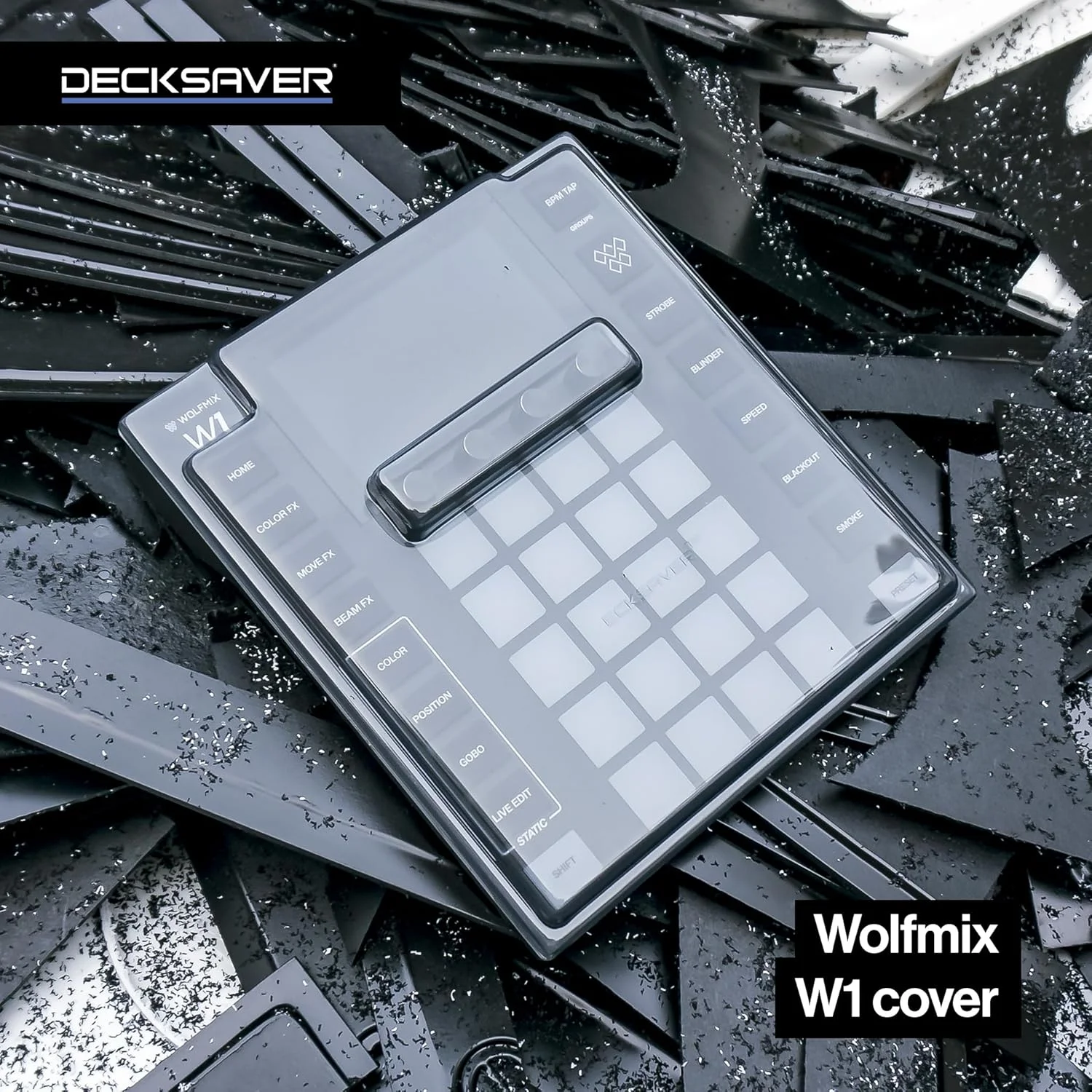 محافظ Decksaver برای Wolfmix W1 (MK1 & MK2) & WMX1 - درب محافظ پلی کربنات فوق العاده بادوام به رنگ دودی شفاف، ساخت انگلستان - انتخاب سازندگان برای محافظت بی نظیر - تصویر 2