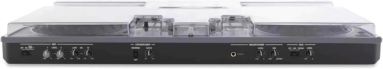 محافظ Decksaver برای Pioneer DJ DDJ-REV5 - درب محافظ پلی کربنات فوق العاده بادوام با رنگ دودی شفاف، ساخت انگلستان - انتخاب دی جی ها برای محافظت بی نظیر - تصویر 3