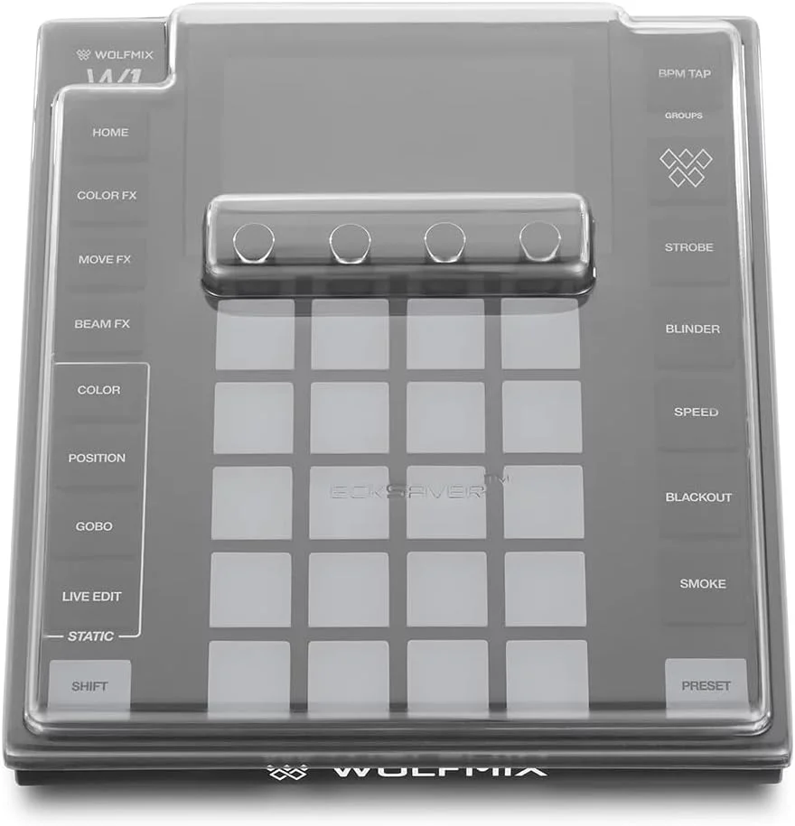 محافظ Decksaver برای Wolfmix W1 (MK1 & MK2) & WMX1 - درب محافظ پلی کربنات فوق العاده بادوام به رنگ دودی شفاف، ساخت انگلستان - انتخاب سازندگان برای محافظت بی نظیر - تصویر 3