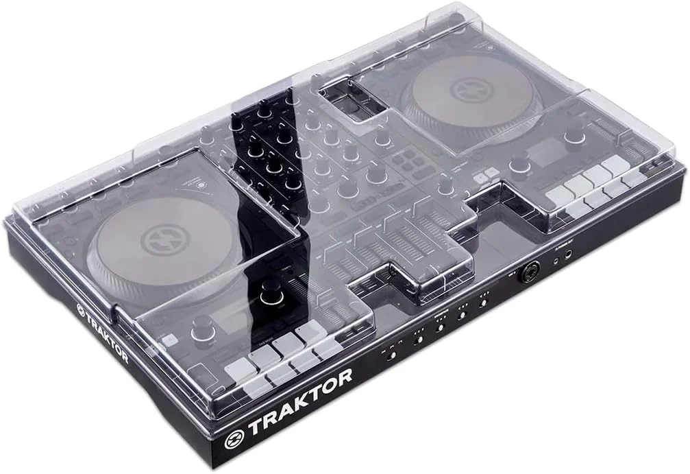 محافظ Decksaver برای Native Instruments Kontrol S4 MK3 - درب محافظ پلی کربنات فوق العاده بادوام با رنگ دودی شفاف، ساخت انگلستان - انتخاب دی‌جی‌ها برای محافظت بی‌نظیر