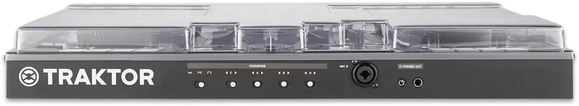 محافظ Decksaver برای Native Instruments Kontrol S4 MK3 - درب محافظ پلی کربنات فوق العاده بادوام با رنگ دودی شفاف، ساخت انگلستان - انتخاب دی‌جی‌ها برای محافظت بی‌نظیر