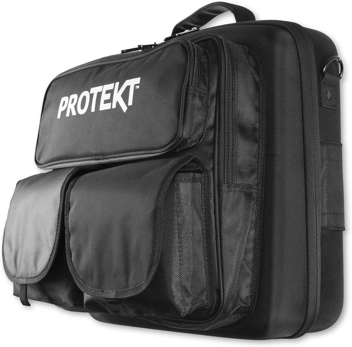 کیف EVA مدل Protekt DJM-750 از کوله پشتی DJM-B750BP برای میکسر پایونیر - دارای 4 جیب جلویی برای لپ تاپ، هدفون، کابل و لوازم جانبی ضروری، مشکی، 525 x 510 x 165 میلی متر، کیف میکسر DJ