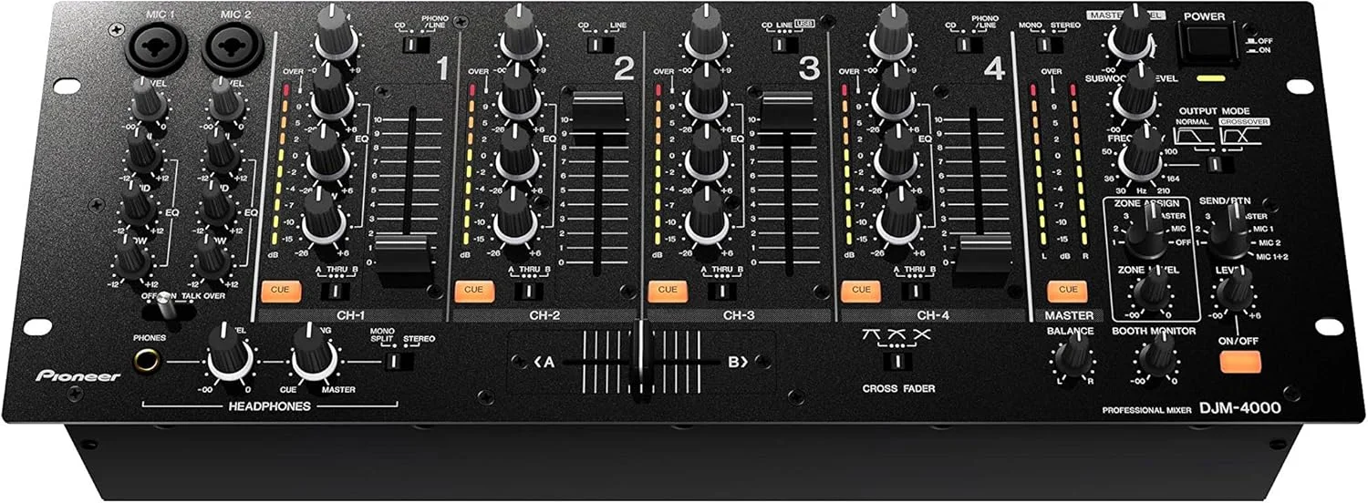 میکسر حرفه ای پایونیر DJ مدل M-4000 (مشکی)