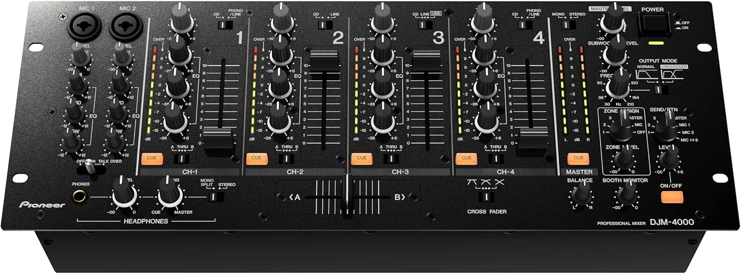 میکسر حرفه ای پایونیر DJ مدل M-4000 (مشکی)