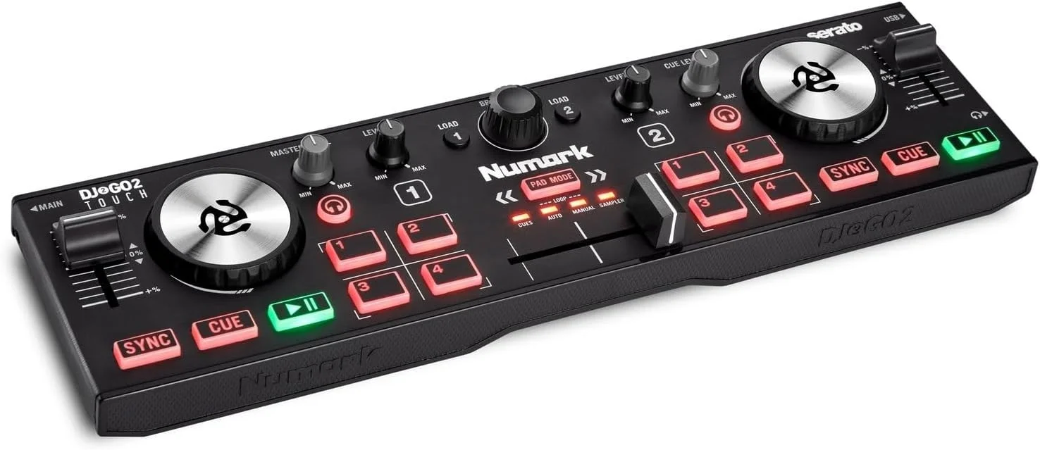 NUMARK DJ2GO2TOUCH، سایز واحد