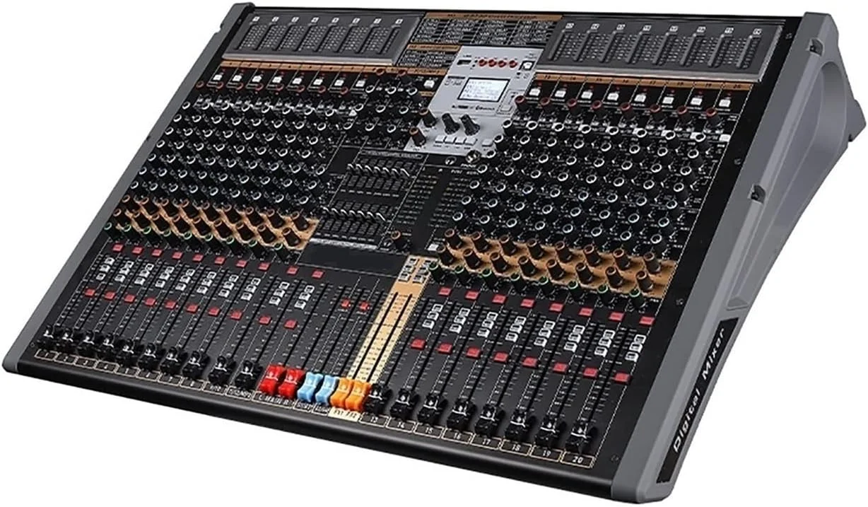 میکسر صوتی، میکسر سری 16 کاناله استیج DJ با کارت صدا و خروجی چهار گروه