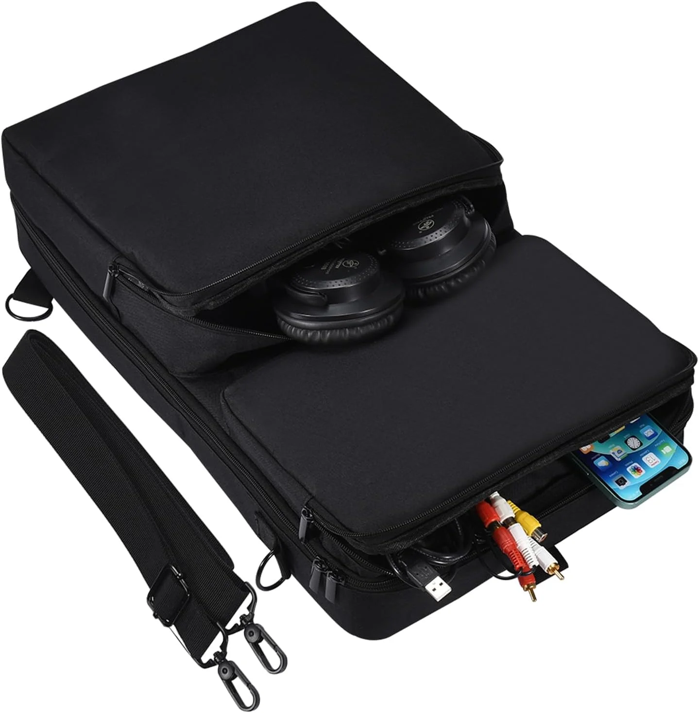 کیف کنترلر DJ برای پایونیر DJ DDJ-FLX4/DDJ-400 DJ/DDJSB3، برای رولند DJ-202، کیف برای هرکولس Inpulse 300، کاور کوله پشتی برای Native Instruments Tractor Kontrol S2
