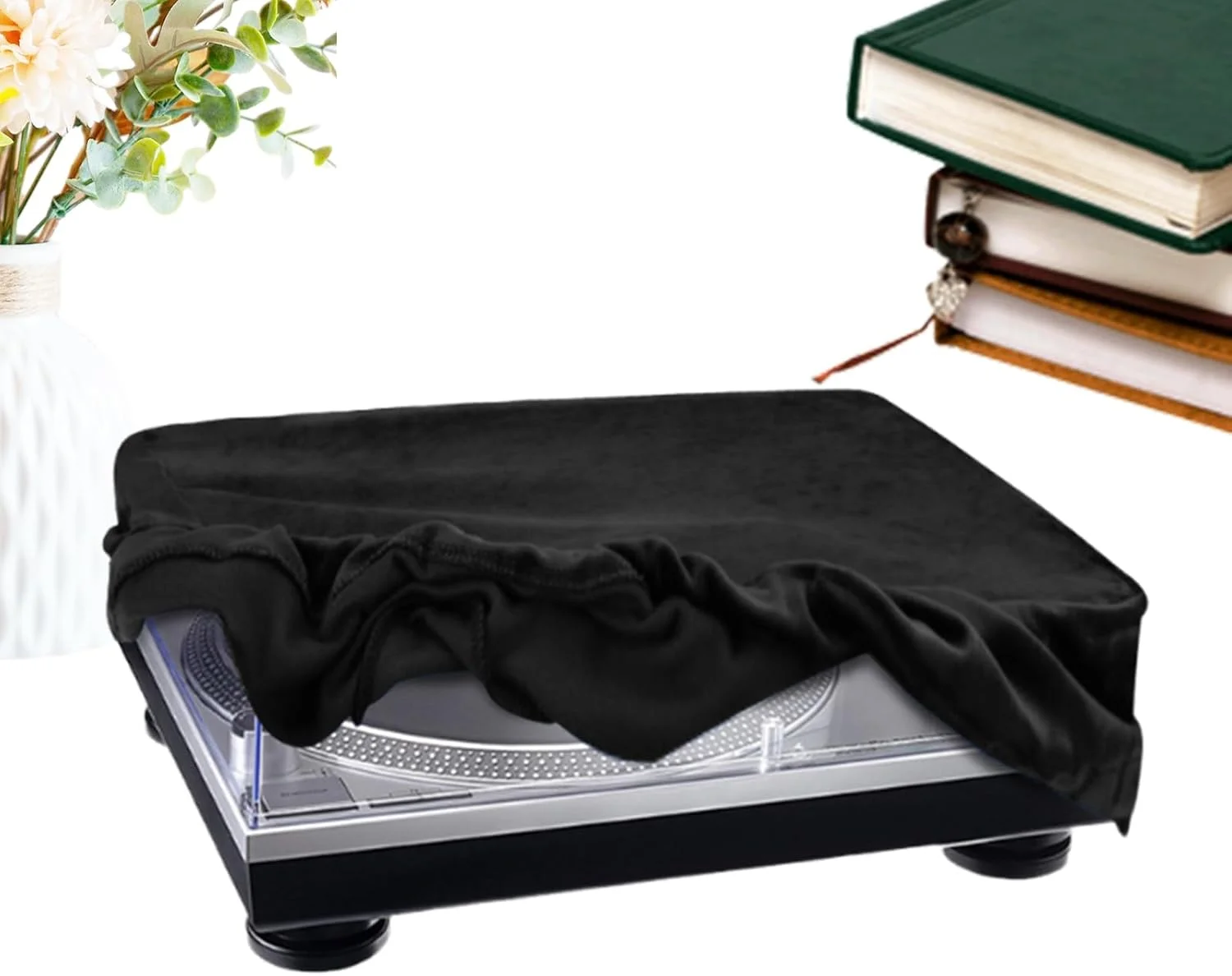 محافظ صفحه گرامافون، روکش محافظ صفحه گرامافون، کیف محافظ نرم برای استریو خانگی استودیو دی جی مردان نوجوانان زنان کودکان بزرگسالان