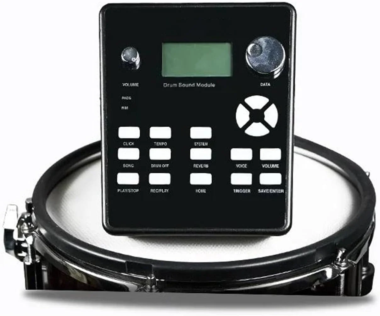 درامز الکترونیکی حرفه ای با سبک آکوستیک، ۵ پد درام و ۴ سنج، ست درام الکترونیکی مقیاس پذیر با پایه استاندارد آکوستیک Hi-hat درامز الکترونیکی حرفه ای با سبک آکوستیک، ۵ پد درام و ۴ سنج، ست درام الکترونیکی مقیاس پذیر با پایه استاندارد آکوستیک Hi-hat