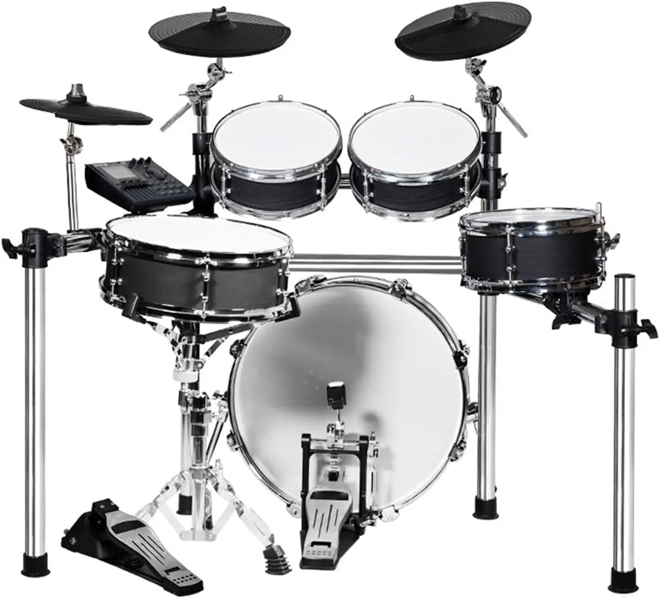 درامز الکترونیکی حرفه ای، ۵ درام و ۳ سنج، سبک آکوستیک، مناسب نوازندگان و هنرجویان، اجرای حرفه ای روی صحنه، درامز جاز