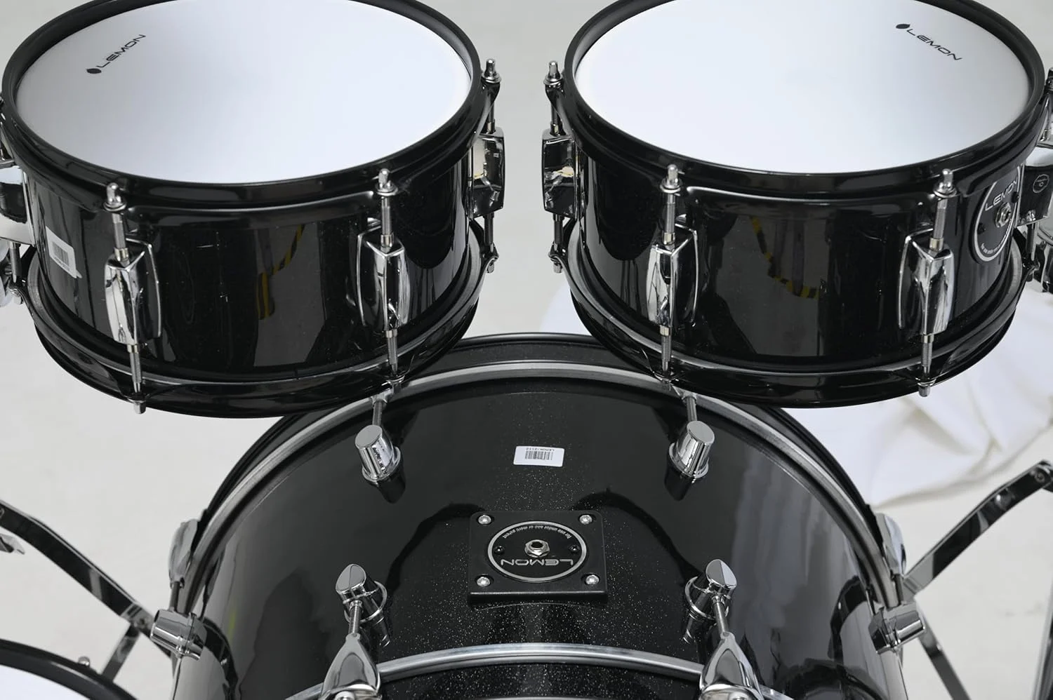درام الکترونیکی تمام مش با سبک آکوستیک Lemon T950، مشکی (تام بالا 10"x5")