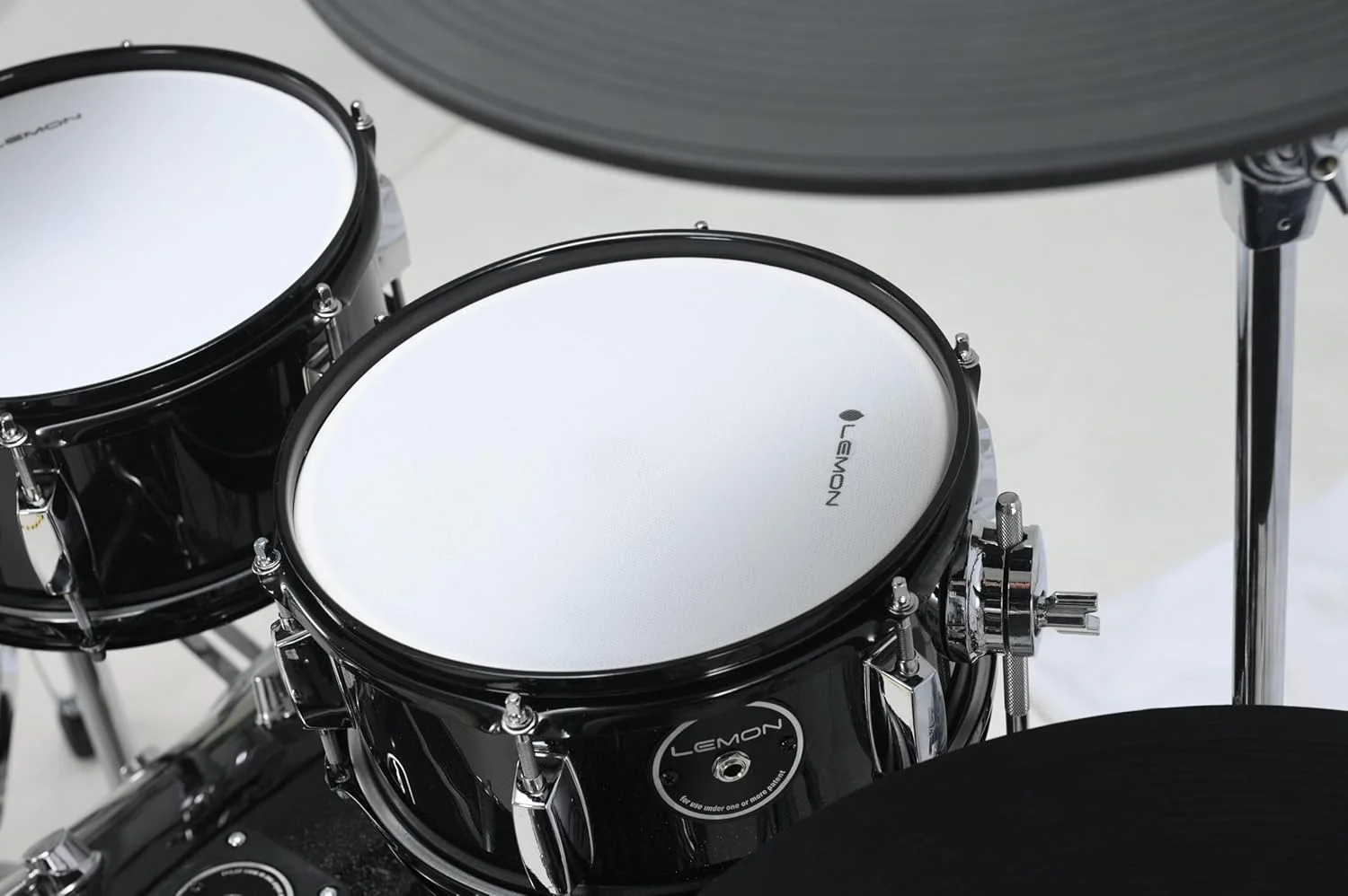 درام الکترونیکی تمام مش با سبک آکوستیک Lemon T950، مشکی (تام بالا 10"x5")