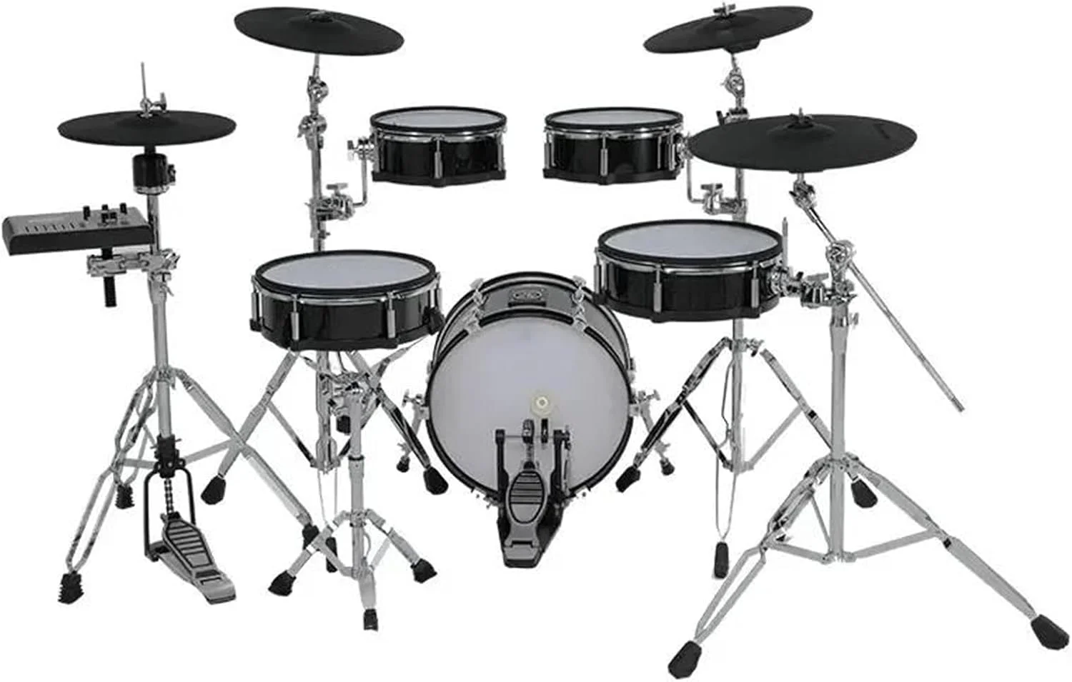 درامز الکترونیکی با سبک آکوستیک، تماما مِش، پنج درام، چهار سنج، مناسب برای دانشجویان و نوازندگان حرفه‌ای