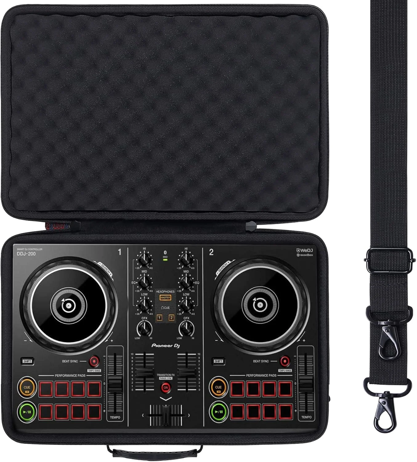 کیف حمل سخت Khanka جایگزین برای کنترلر هوشمند DJ پایونیر PRO DJ (DDJ-200)