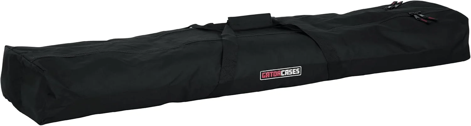 کیف حمل پایه با دو محفظه گیتور کیسز با فضای داخلی 50 اینچی; مناسب برای نگهداری پایه های بلندگو، میکروفون یا نورپردازی (GPA-SPKSTDBG-50DLX)