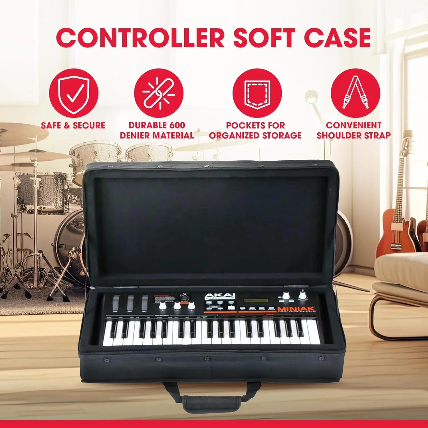 کیف نرم کنترلر SKB مدل 1SKB-SC2311 ابعاد 23x11x3.75 اینچ - مشکی