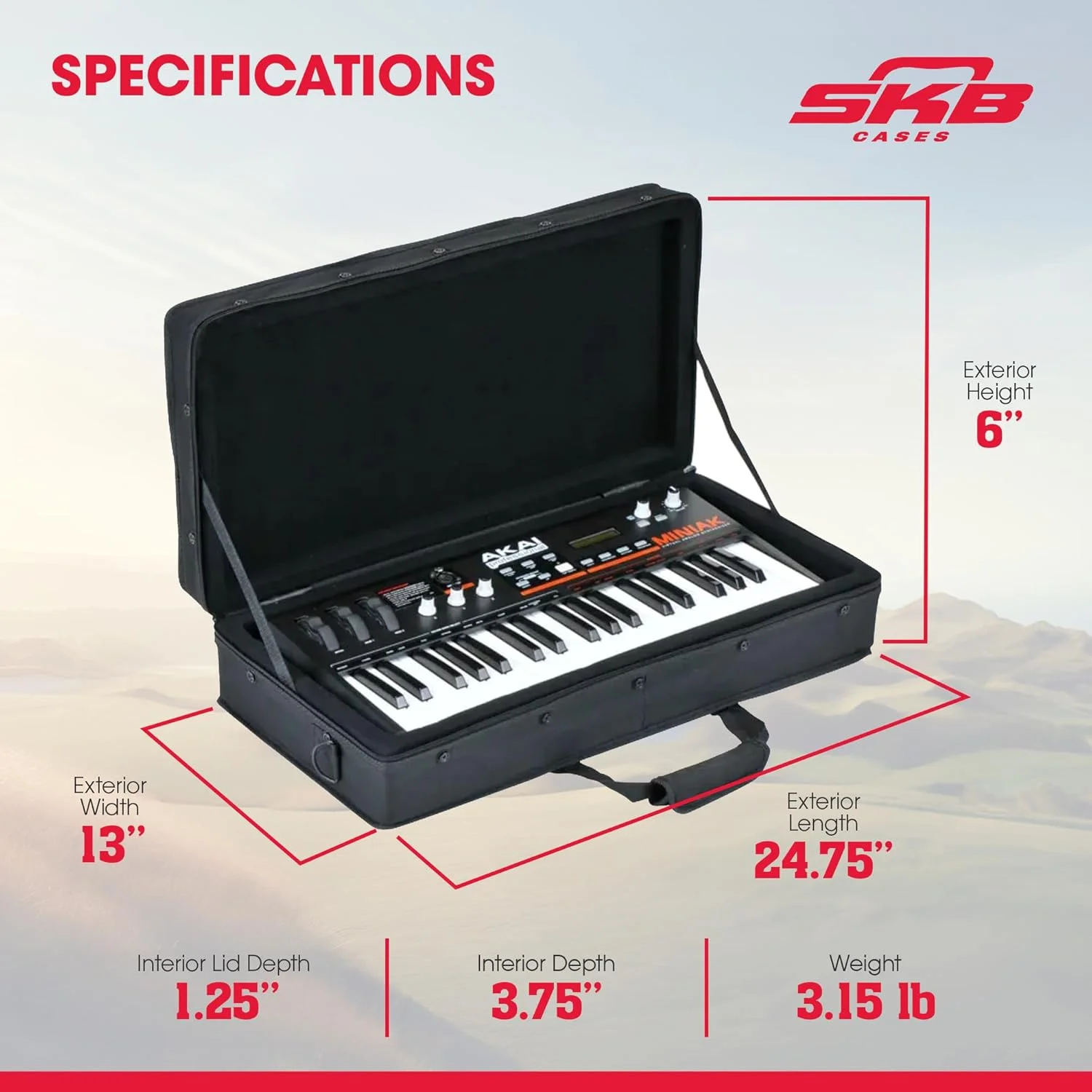 کیف نرم کنترلر SKB مدل 1SKB-SC2311 ابعاد 23x11x3.75 اینچ - مشکی
