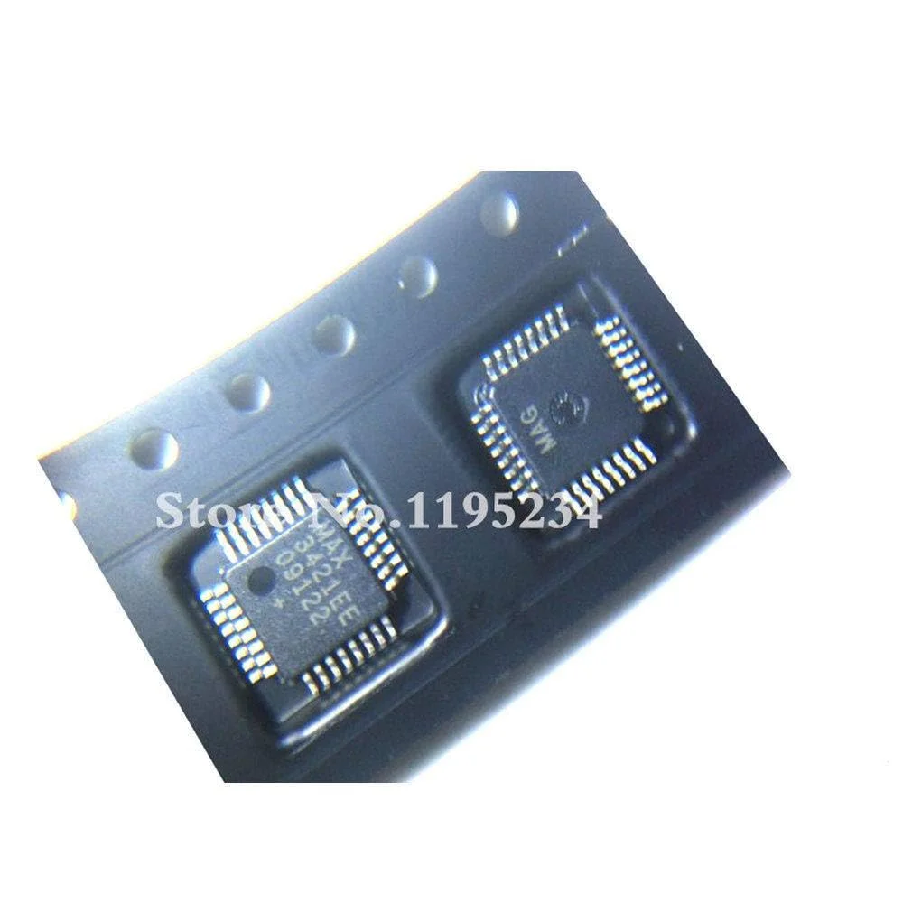 2 عدد کنترلر USB مدل MAX3421EEHJ MAX3421EE MAX3421 3421USB با رابط USB 2.0، بسته بندی 32-TQFP (5x5)