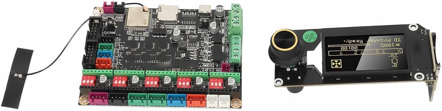 کیت مادربرد پرینتر سه بعدی V1.0، برد کنترلر پرینتر سه بعدی با نور پس زمینه RGB، ESP32، لوازم جانبی پرینتر سه بعدی