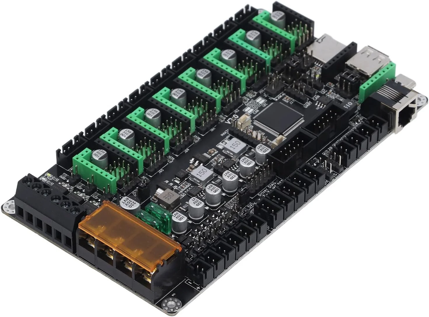 برد کنترل پرینتر سه بعدی LiebeWH، درایور استپر TMC2209، 168 مگاهرتز، DC12-24V برای مادربرد MKS برای جایگزینی، LiebeWH7pv1ugbidt