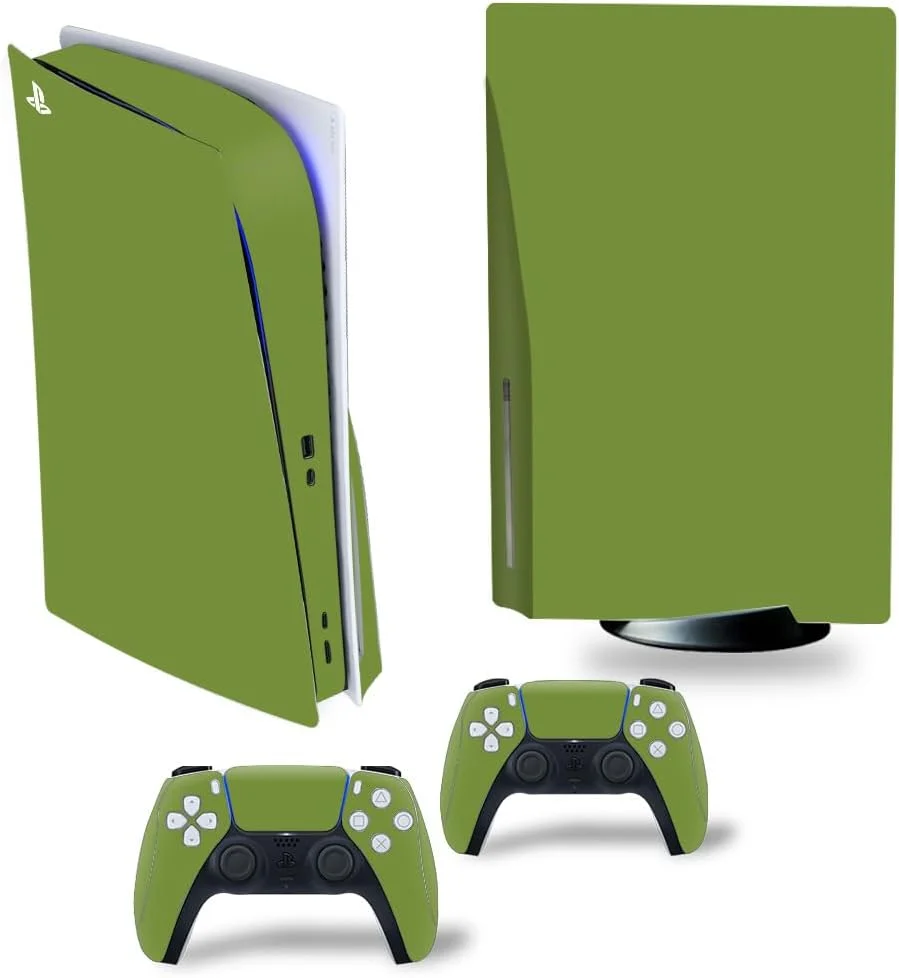 برچسب محافظ دسته PS5 نسخه دیسک، با ویژگی ضد لغزش و طراحی مدرن - رنگ ثابت 0260