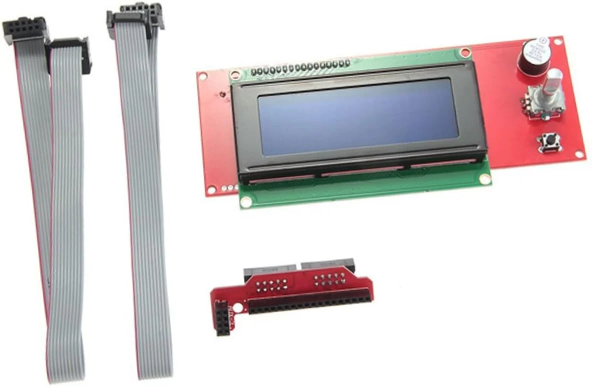 نمایشگر LCD 2004 KICHOUSE برای پرینتر سه بعدی، صفحه نمایش LCD قابل برنامه ریزی، کنترلر موتور نمایشگر LCD 2004 KICHOUSE برای پرینتر سه بعدی، صفحه نمایش LCD قابل برنامه ریزی، کنترلر موتور