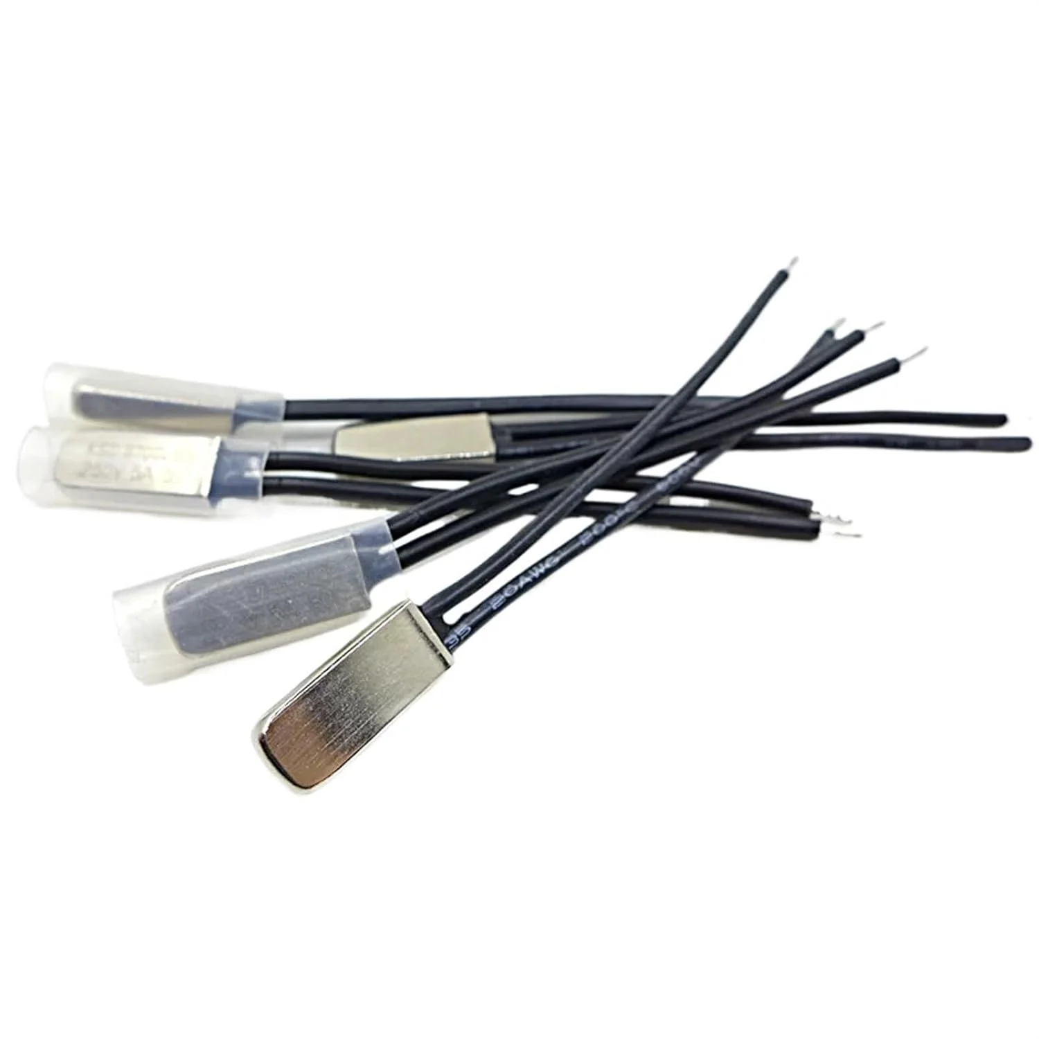 5 عدد سوئیچ حرارتی کنترل دما KSD9700 250V 5A، 15-150 درجه سانتیگراد (110 درجه سانتیگراد، نرمال بسته)