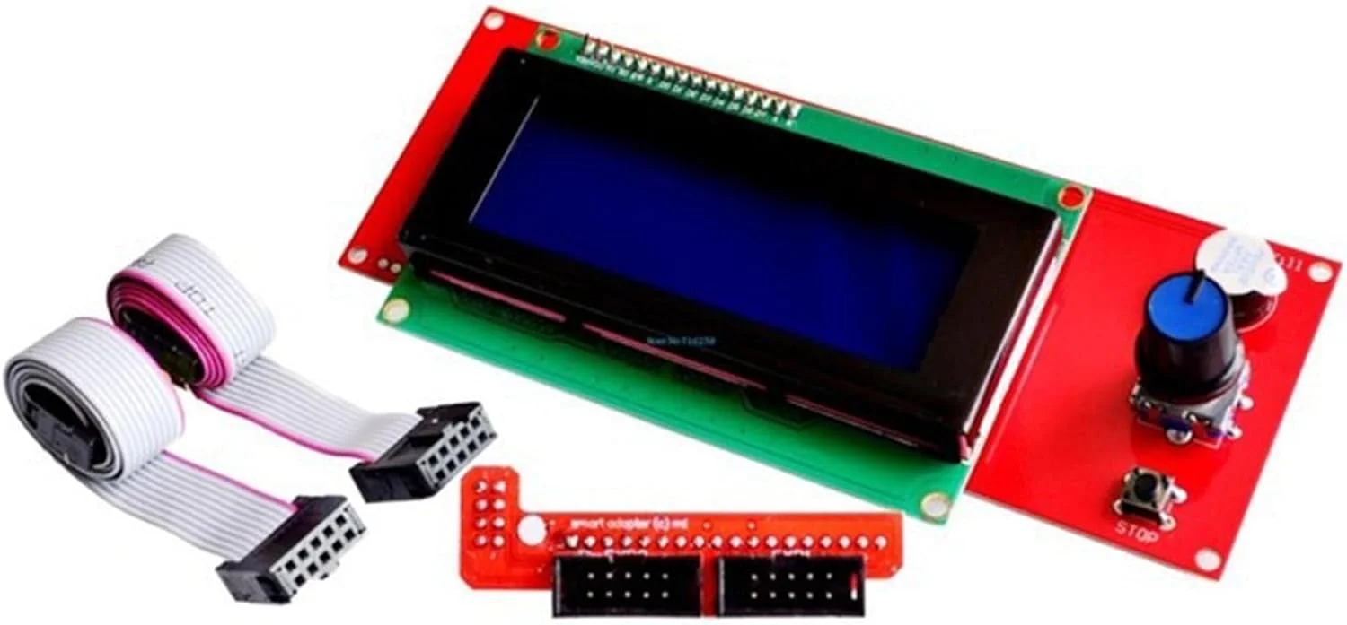 ماژول کنترلر نمایشگر هوشمند 20x4 LCD با آداپتور برای کنترل چاپگر شیلد RAMPS 1.4 ماژول کنترلر نمایشگر هوشمند 20x4 LCD با آداپتور برای کنترل چاپگر شیلد RAMPS 1.4