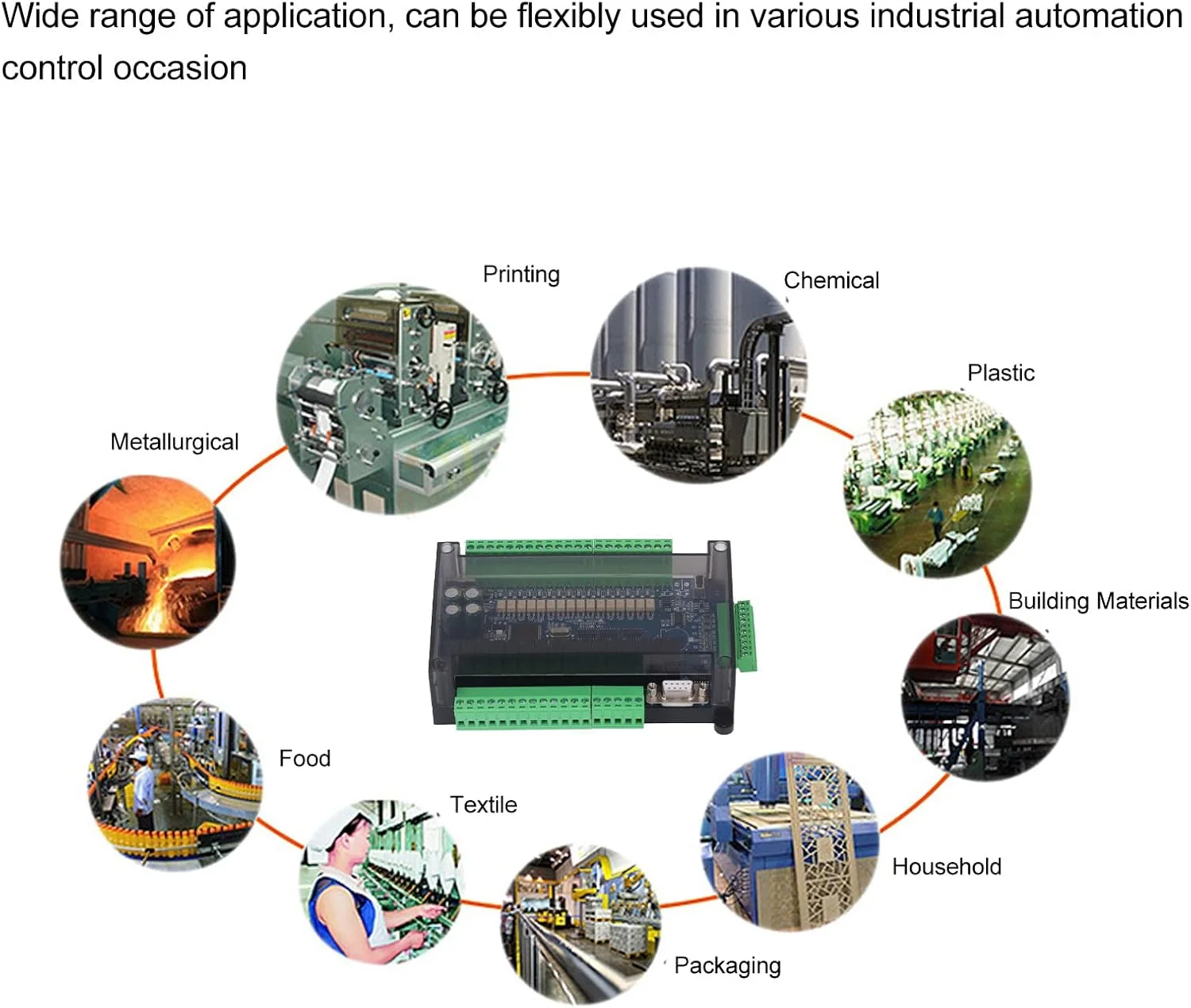 برد کنترل صنعتی 16 ورودی 16 خروجی 6AD 2DA RS485 ماژول کنترل منطقی با ساعت برای اتوماسیون صنعتی DC24V شمارش سریع برد کنترل PLC برای چاپ برد کنترل صنعتی 16 ورودی 16 خروجی 6AD 2DA RS485 ماژول کنترل منطقی با ساعت برای اتوماسیون صنعتی DC24V شمارش سریع برد کنترل PLC برای چاپ