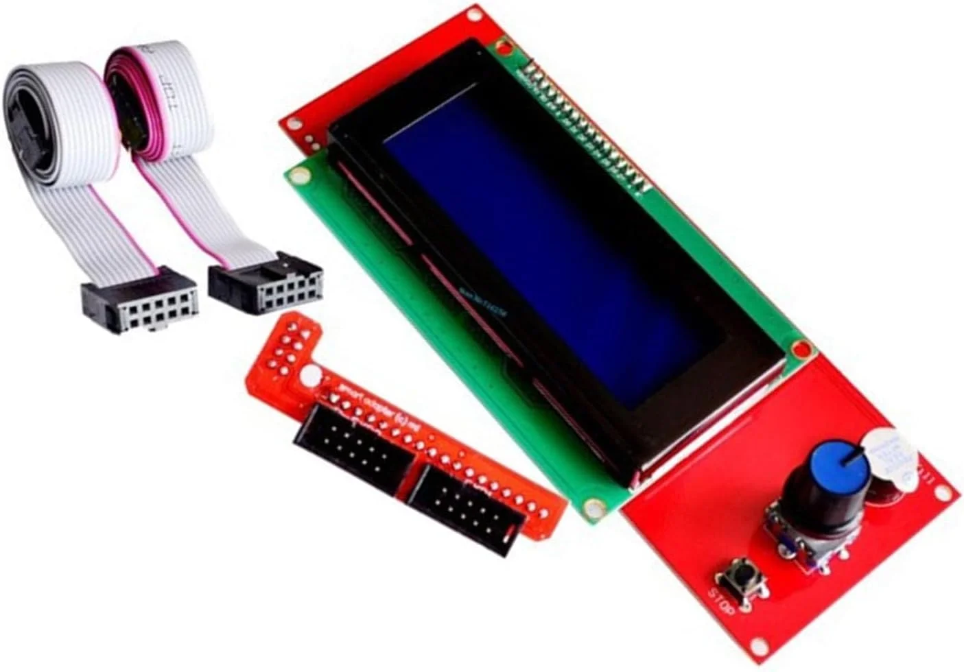 ماژول کنترلر نمایشگر هوشمند 20x4 LCD با آداپتور برای کنترل چاپگر شیلد RAMPS 1.4 ماژول کنترلر نمایشگر هوشمند 20x4 LCD با آداپتور برای کنترل چاپگر شیلد RAMPS 1.4