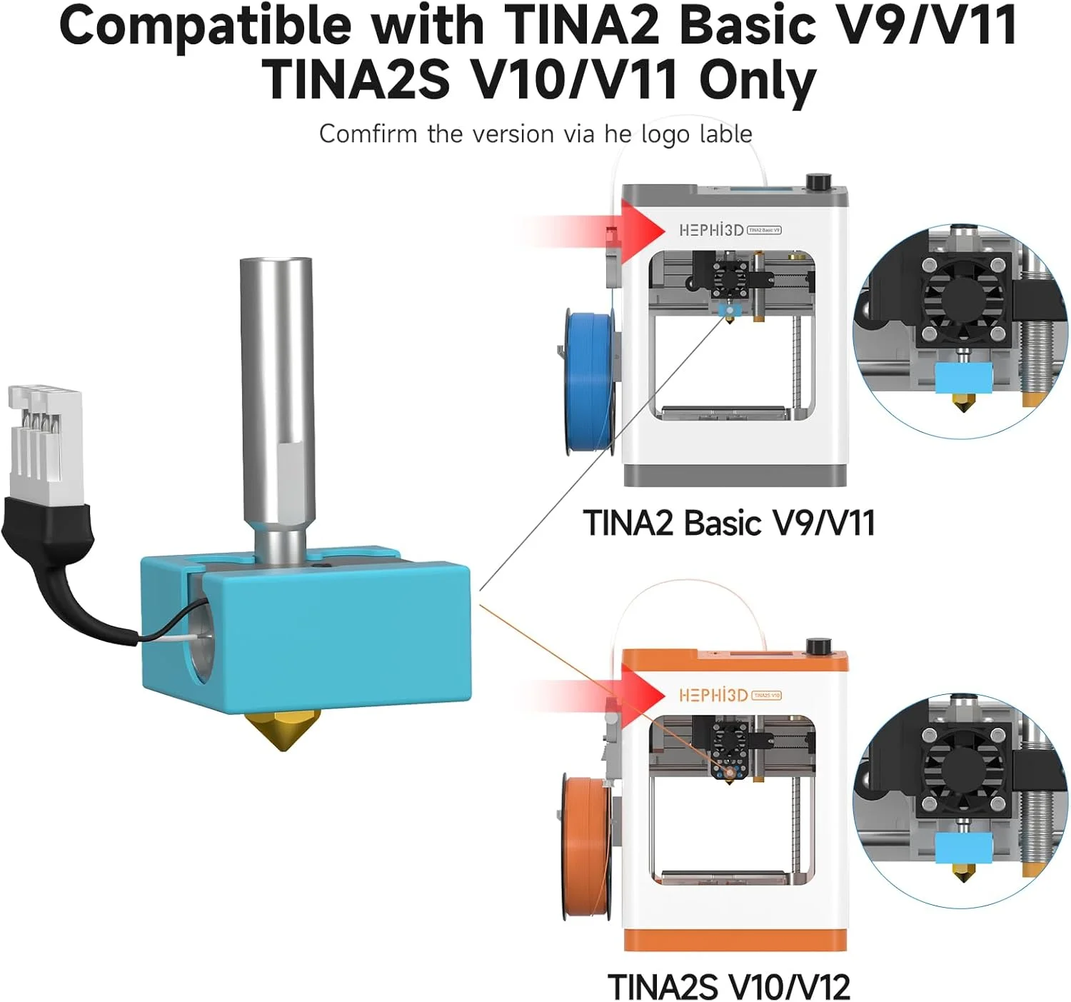 هاتاند فقط برای پرینترهای سه بعدی Tina2basic V9 و TINA2SV10 هاتاند فقط برای پرینترهای سه بعدی Tina2basic V9 و TINA2SV10