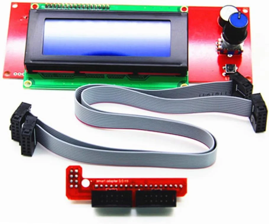 کنترلر LCD رمپز Reprap HEALLILY با نمایشگر سازگار با رمپز، کاربری آسان برای کالیبراسیون و حرکت، شامل رمزگذار و خواننده