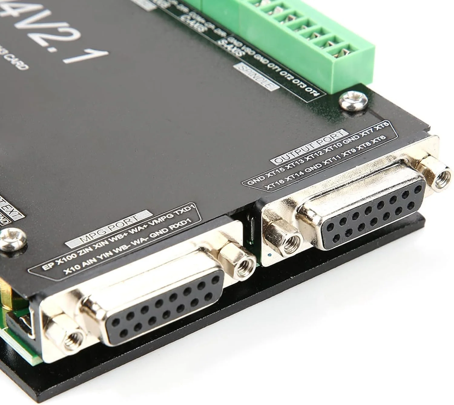 برد کنترلر CNC شش محور Hapivida، رابط USB با 16 ورودی/خروجی قابل برنامه ریزی کارت کنترل اسپیندل PWM برای سیستم موتور پله ای برد کنترلر CNC شش محور Hapivida، رابط USB با 16 ورودی/خروجی قابل برنامه ریزی کارت کنترل اسپیندل PWM برای سیستم موتور پله ای