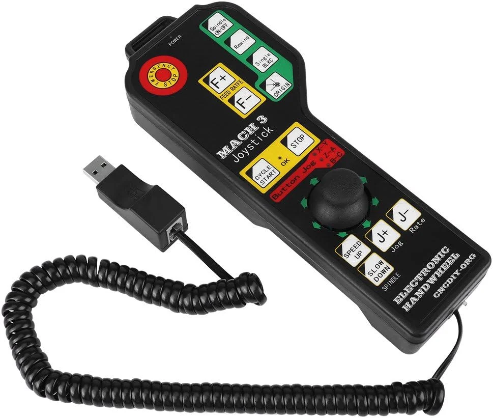 کنترلر دستی دستگاه حکاکی CNC GENGUTOO، اتصال USB، کنترل 6 محور برای سیستم CNC، مناسب برای ماشین‌کاران