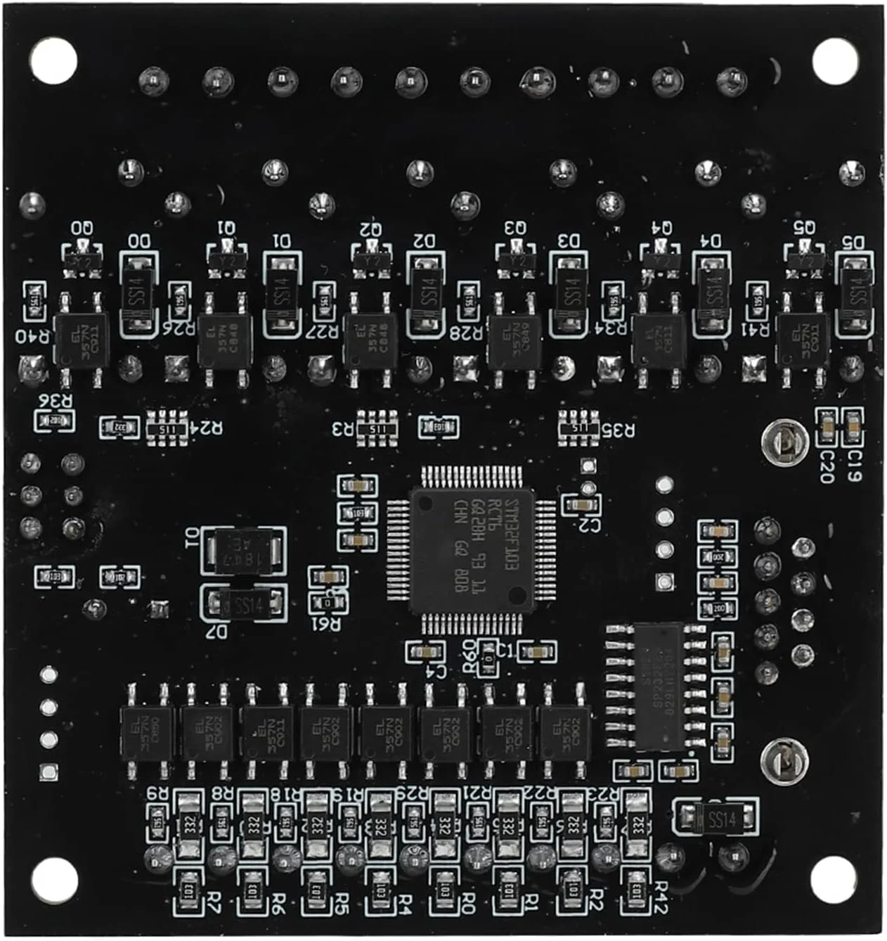 برد کنترل صنعتی PLC مدل FX1N 14MR، کنترلر قابل برنامه ریزی DC10 28V با تراشه STM32 ضد تداخل برای کنترل اتوماتیک صنعتی (14MR) برد کنترل صنعتی PLC مدل FX1N 14MR، کنترلر قابل برنامه ریزی DC10 28V با تراشه STM32 ضد تداخل برای کنترل اتوماتیک صنعتی (14MR)