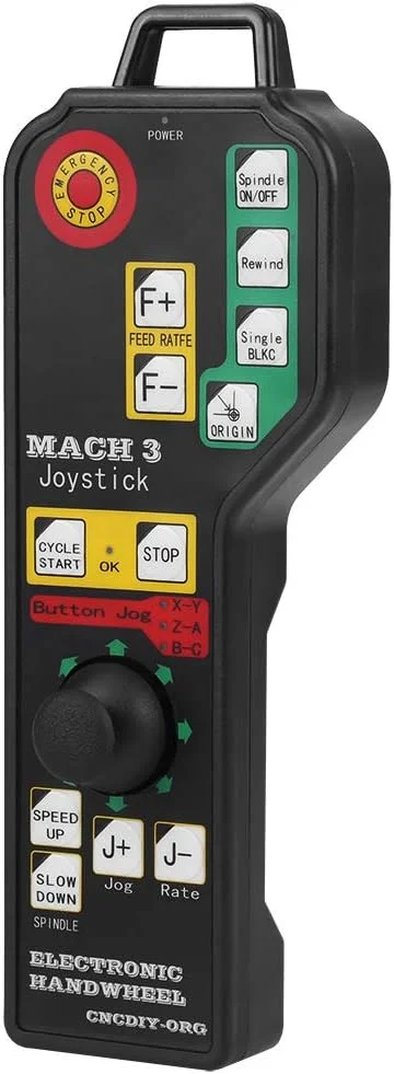 کنترلر دستی دستگاه حکاکی CNC GENGUTOO، اتصال USB، کنترل 6 محور برای سیستم CNC، مناسب برای ماشین‌کاران