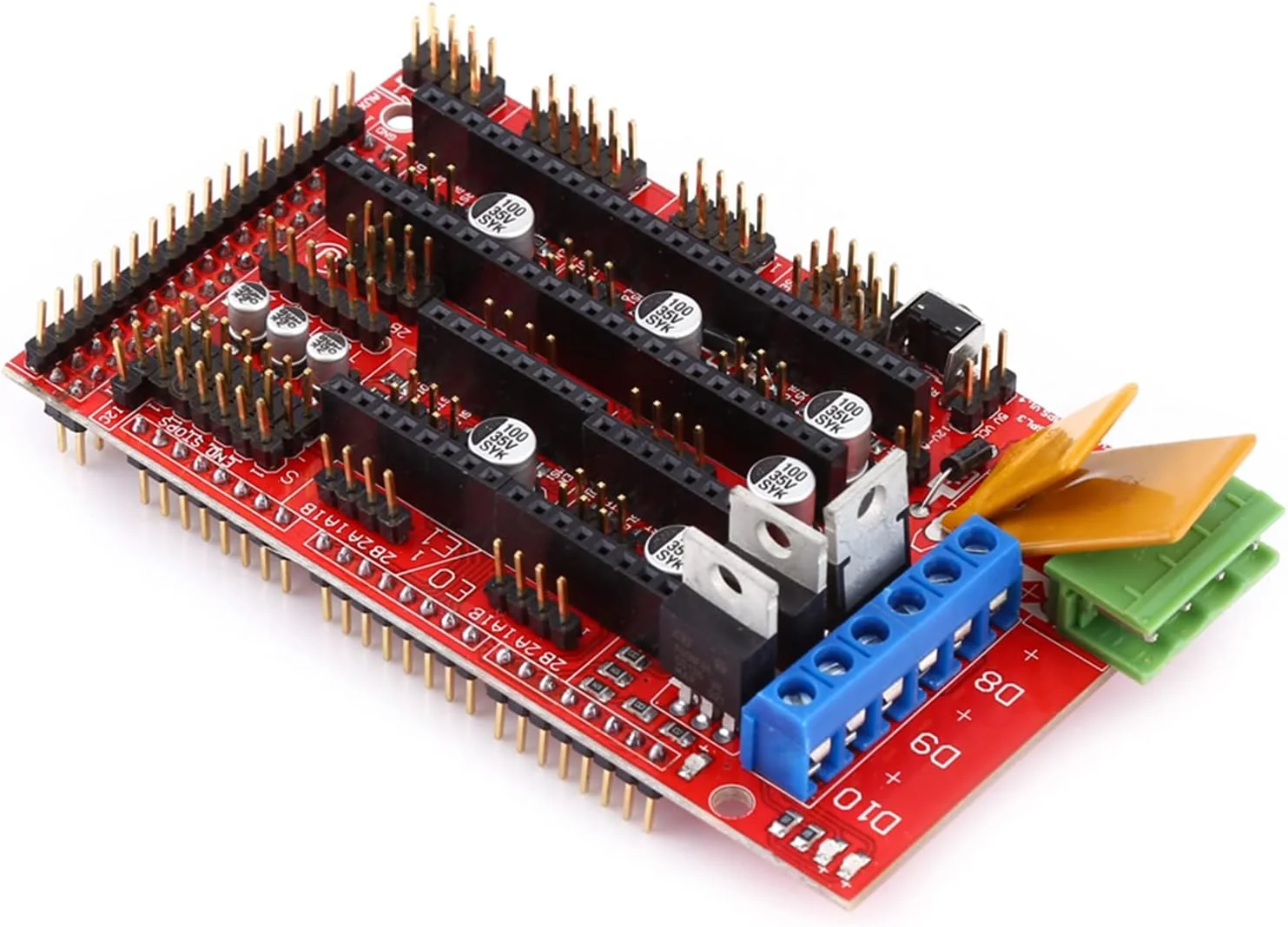 برد کنترلر RAMPS 1.4 برای R3 با هیت سینک A4988 و کابل USB