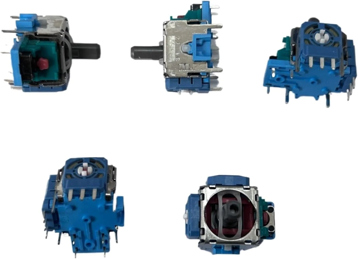 100 عدد استیک آنالوگ سه بعدی دسته بازی برای پلی استیشن 5، دکمه جوی استیک 2.3K پتانسیومتر آبی