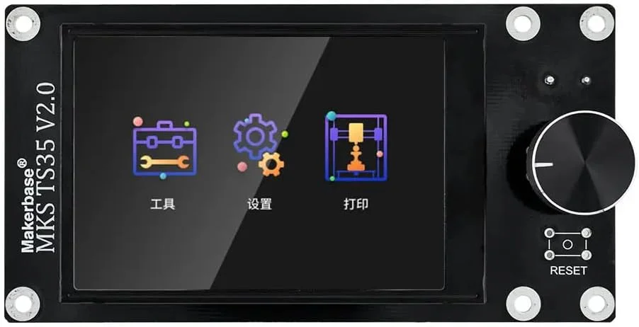 برد کنترلر MKS Robin Nano V3.1 32 بیتی 168 مگاهرتز به همراه صفحه نمایش لمسی TS35 و ماژول WiFi و پشتیبانی از دو محور Z (پکیج کامل)