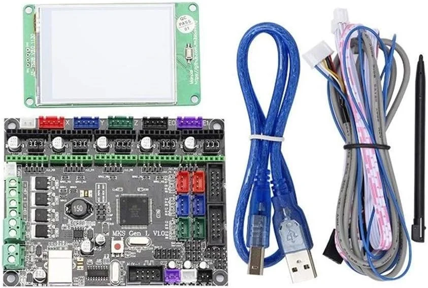 برد ماژول JZ-TS28 صفحه نمایش لمسی LCD رنگی 2.8 اینچی + برد اصلی کنترلر یکپارچه MKS-GEN L V1.0 برای ماژول های مانیتور پرینتر سه بعدی