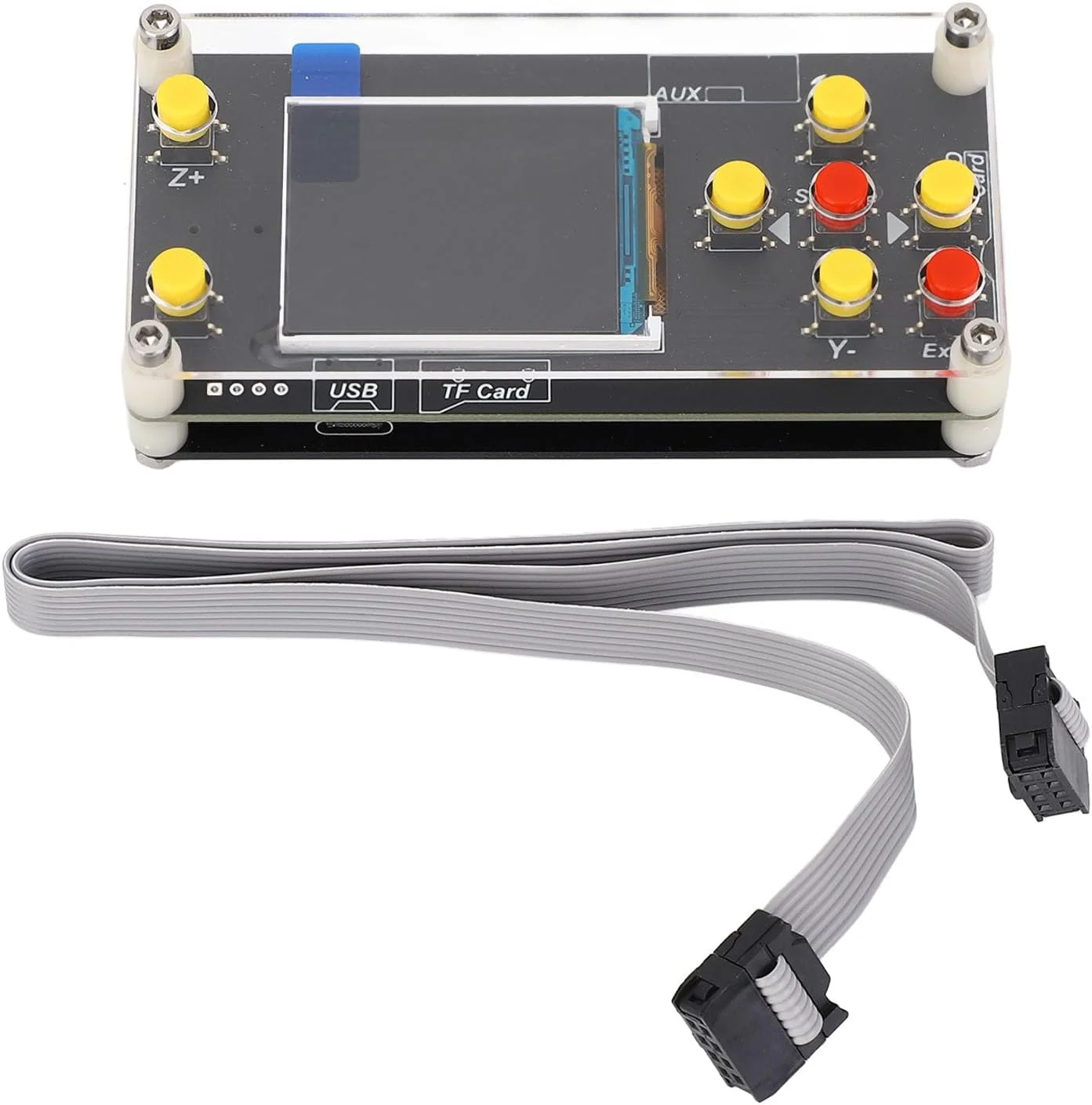 برد کنترلر آفلاین دستگاه حکاکی CNC مدل EVTSCAN GRBL با صفحه نمایش 1.8 اینچی و 3 محور، مناسب برای دستگاه های 1610، 2418 و 3018