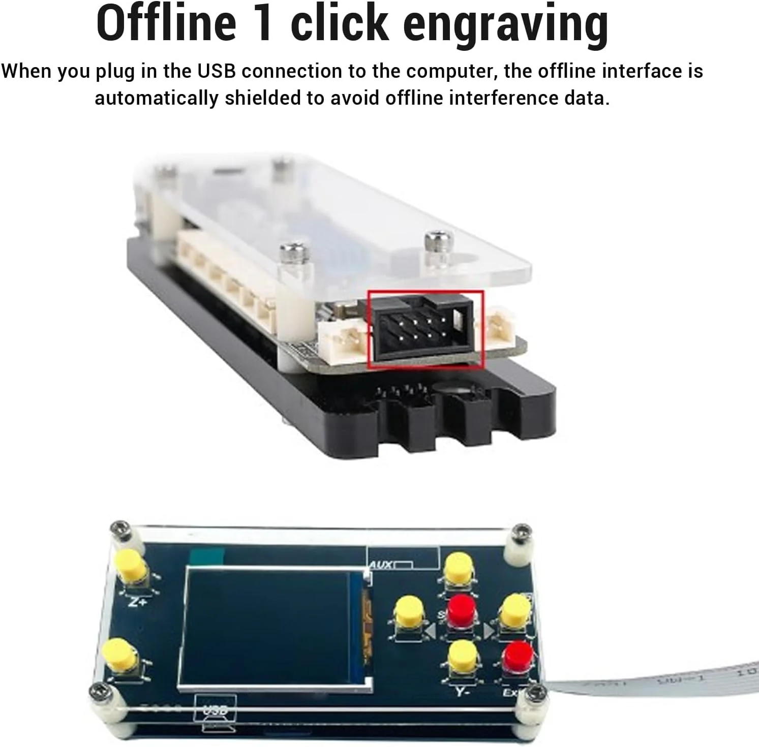 برد کنترل دستگاه حکاکی CNC با خروجی PWM، سرعت کار و محورهای Y، مناسب برای لینوکس و OS X