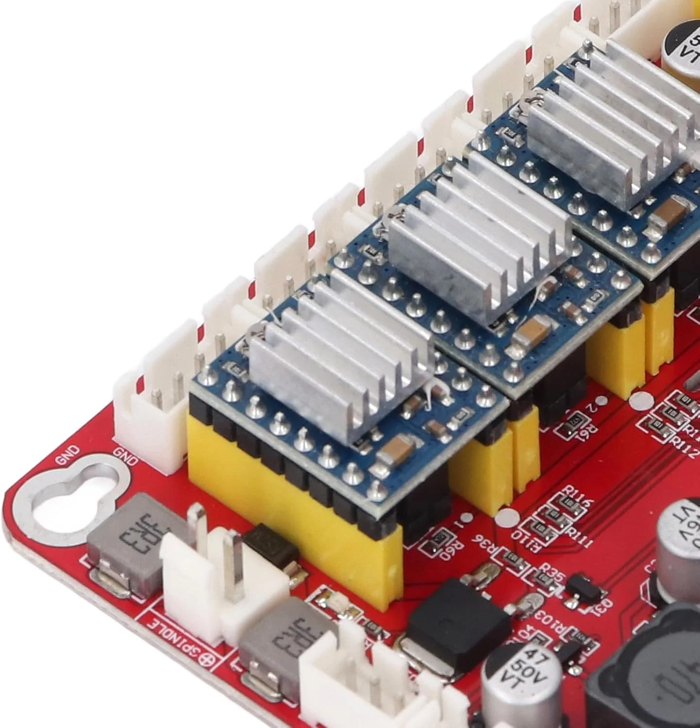 برد کنترل 3 محوره دستگاه حکاکی به همراه کابل USB، 12V-36V 0A-8A، فریمور GRBL 1.1، کنترل اسپیندل PWM TTL، برای درایور 4988