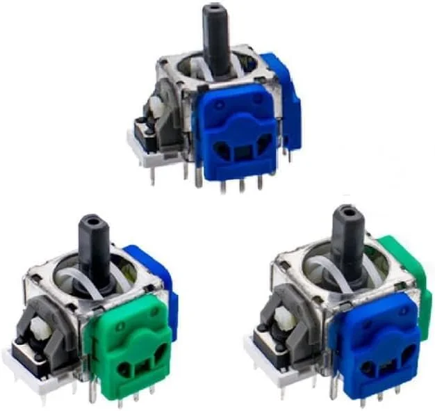 راکر الکترومغناطیسی سه بعدی برای دسته بازی PS4، PS5، Xbox One، راکر با عمر ده میلیون بار، ماژول حسگر آنالوگ IC (دو عدد برای PS4)