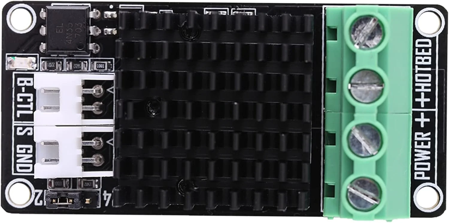 کنترلر گرمایشی پرینتر سه بعدی Dioche با ظرفیت جریان بزرگ و اتلاف حرارت کارآمد برای اکسترودر بستر حرارتی، سازگار با بردهای اصلی Ramps 1.4 و MKS