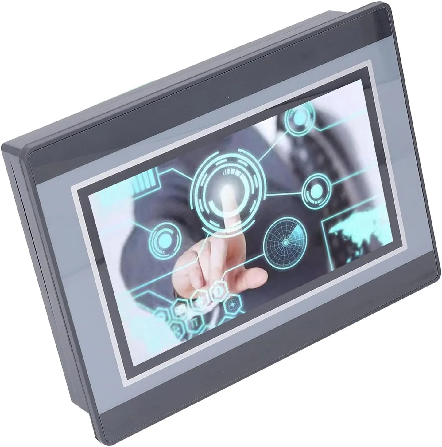 HMI PLC، برد کنترل HMI PLC با 12 ورودی، 8 خروجی DC24V 5A 800x480PX برای مصارف صنعتی