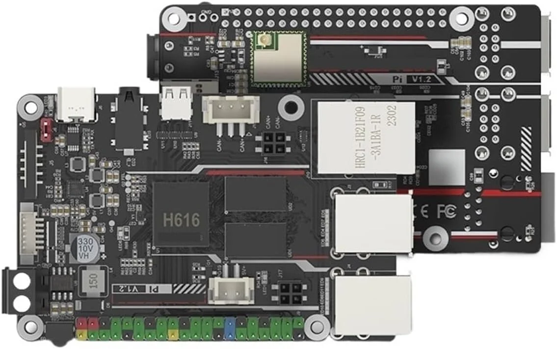 برد PI V1.2، 64 بیتی، چهار هسته ای Cortex-A53، سازگار با رزبری پای، سازگار با اورنج پای، سازگار با پرینتر سه بعدی Klipper