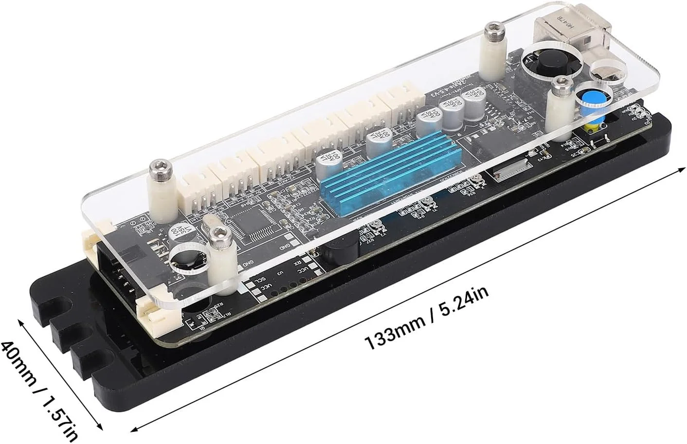 برد کنترل 2 محوره GRBL 32 بیتی، خروجی PWM، سرعت بالا 40000 میلی متر در دقیقه، سوئیچ محدود، کنترلر آفلاین، الگوریتم پایداری، درایو، تشخیص خودکار USB، کنترل حکاکی