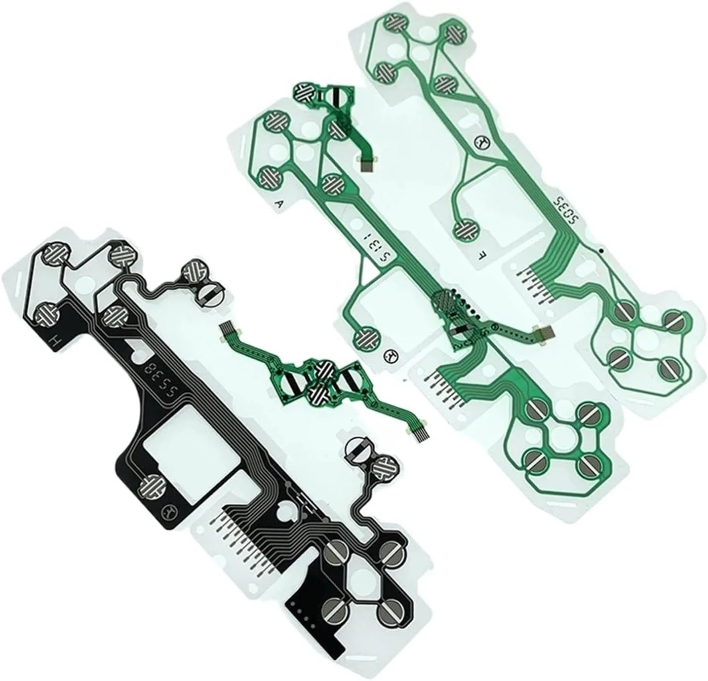 یک ست فیلم کی‌پد فلکس برای دسته PS5، مناسب برای PS5، برای فیلم رسانا دسته V1 و V2، جایگزین فلکس ریبون (V2)