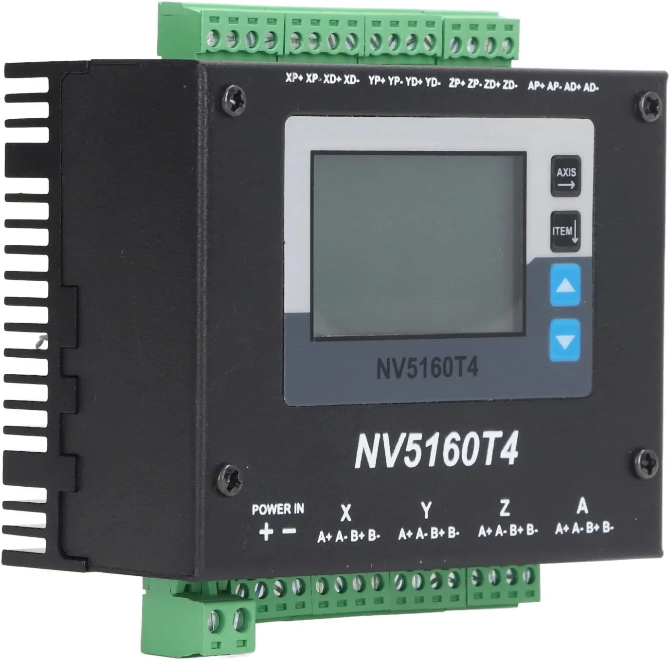 درایور موتور پله ای | کنترلر CNC چهار محوره با نمایشگر دیجیتال / فرکانس پالس بالا 1 مگاهرتز | جریان قابل تنظیم 256 زیربخش | بدنه آلیاژ آلومینیوم 12 - 48 ولت DC